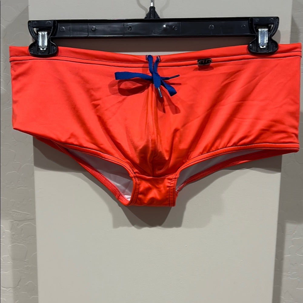 Intymen Vibrant Orange Men's Swim Trunks